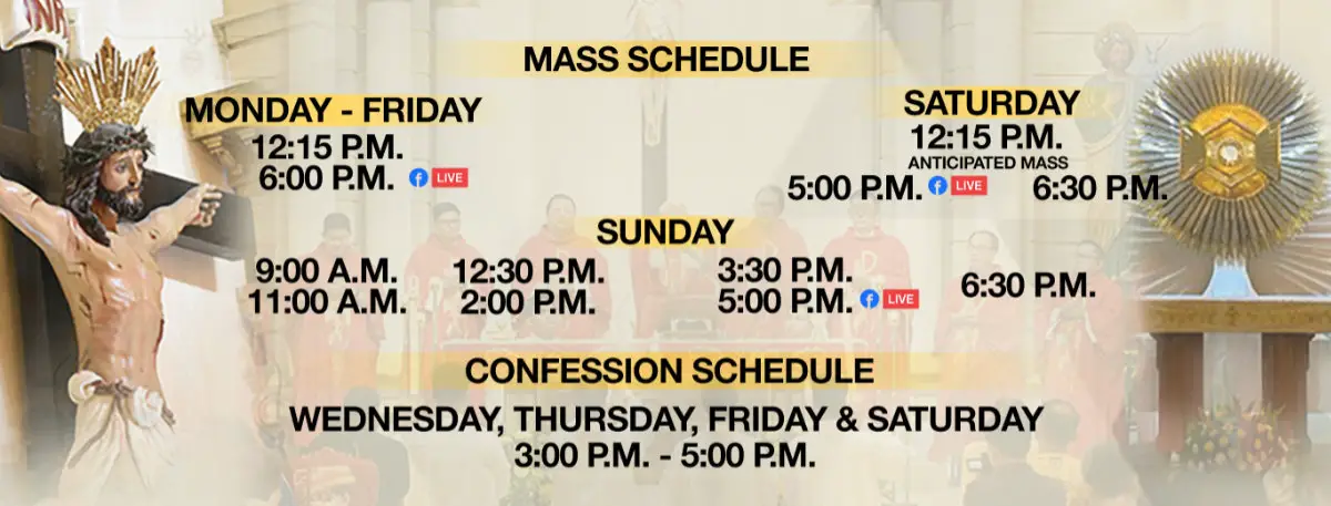 Chapel of the Eucharistic Lord Mass Schedule