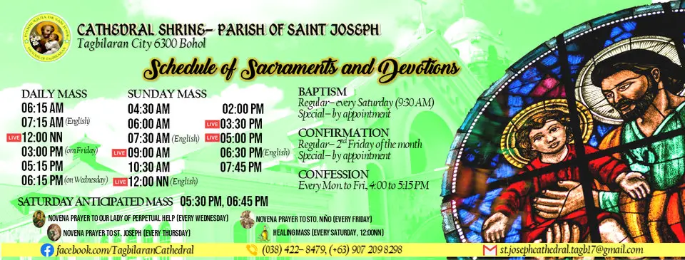 St. Joseph the Worker Cathedral mass schedule